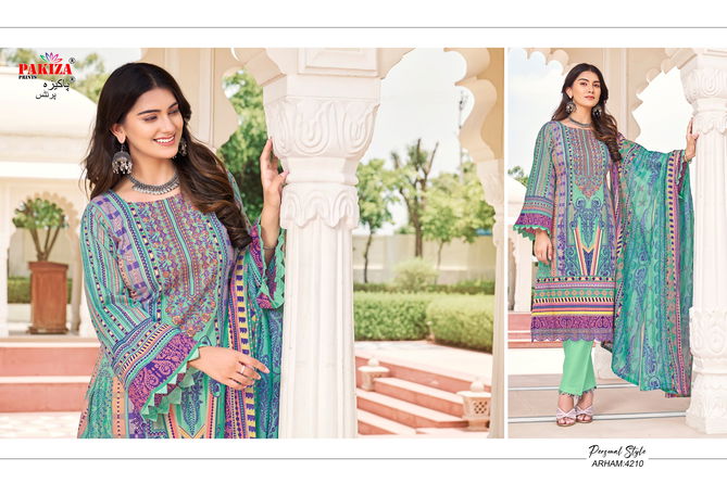 Arham Vol 42 By Pakiza Prints Lawn Cotton Embroidery Pakistani Suits Wholesale Shop In Surat